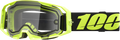 100% Armatic Enduro Moto Goggle for Offroad (2024) - Neon Yellow Clear