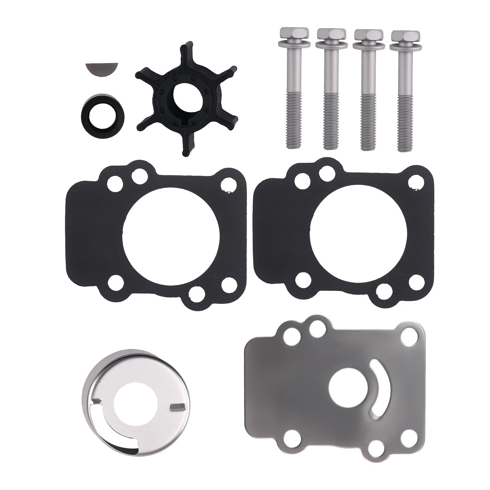 Set of 2 Water Pump Impellers for Yamaha 9.9HP 15HP F9.9 T9.9 46-84277M