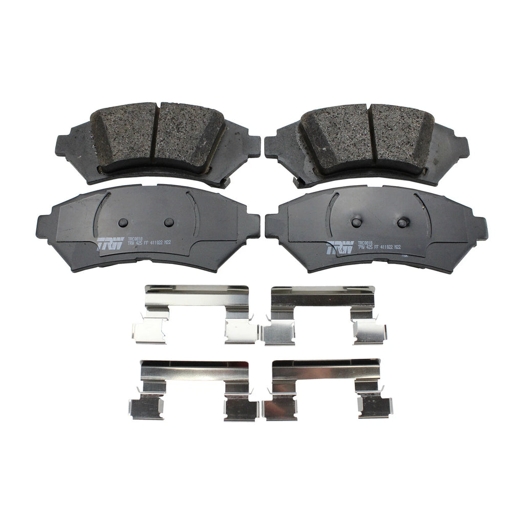 Set of 4 TRW Pro Front Ceramic Brake Pads for Buick Chevy Pontiac Cadillac Oldsmobile