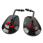 Black Rear View Side Mirrors for Harley-Davidson Sportster XL 1200 883 (2004-2023)