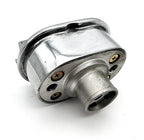 Polished Oval Finned Aluminum Valve Cover Breather PCV for 1in Grommet (—)