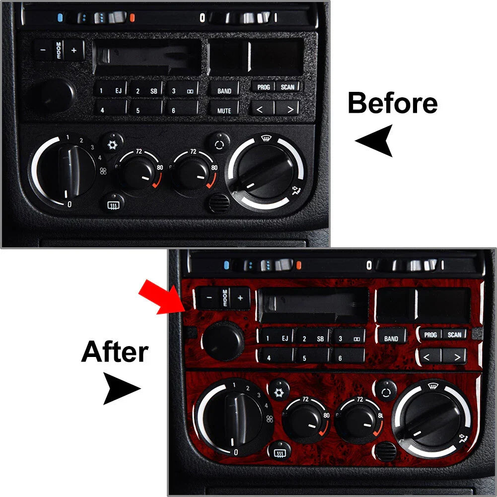 AC Climate Control Panel Cover Trim for BMW 3 Series E36 (1994-1996)