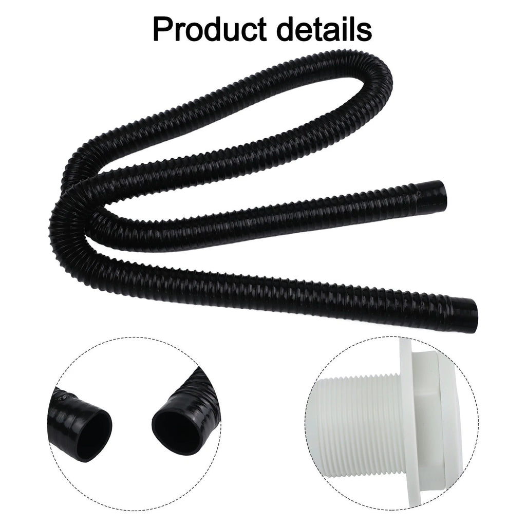 Flexible Corrugated Hose for Bilge Pumps (1929mm) Marine Installation Kit
