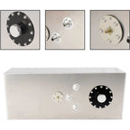 15 Gallon Polished Aluminum Racing Fuel Cell Gas Tank with Cap Level Sender