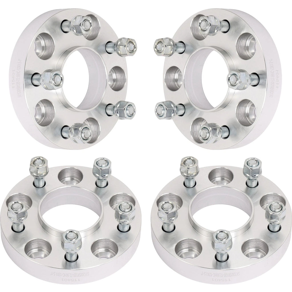 Set of 4 Wheel Spacers 1" 25mm Thick for BMW 128i 135i 328i M3 (2008–2013)