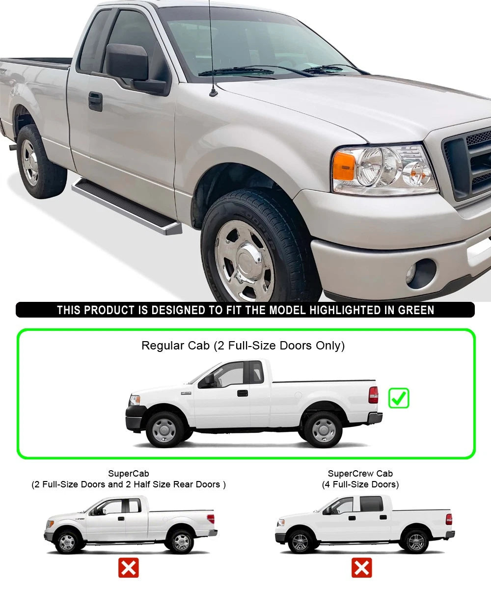 iBoard Running Boards for Ford F150 Regular Cab (2004-2008)
