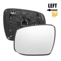 Left Side Heated White Mirror Glass for Honda Jazz Fit (2020–2021)