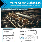Valve Cover Gasket Set with Grommets for Jeep Wrangler 3.6L (2016–2022)