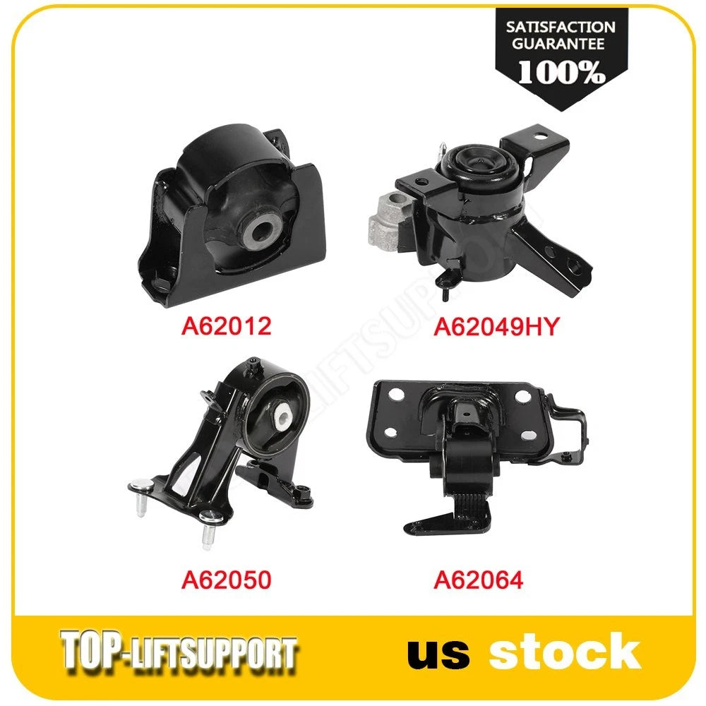 Set of 4 Engine Motor Mounts for 2008 Toyota RAV4