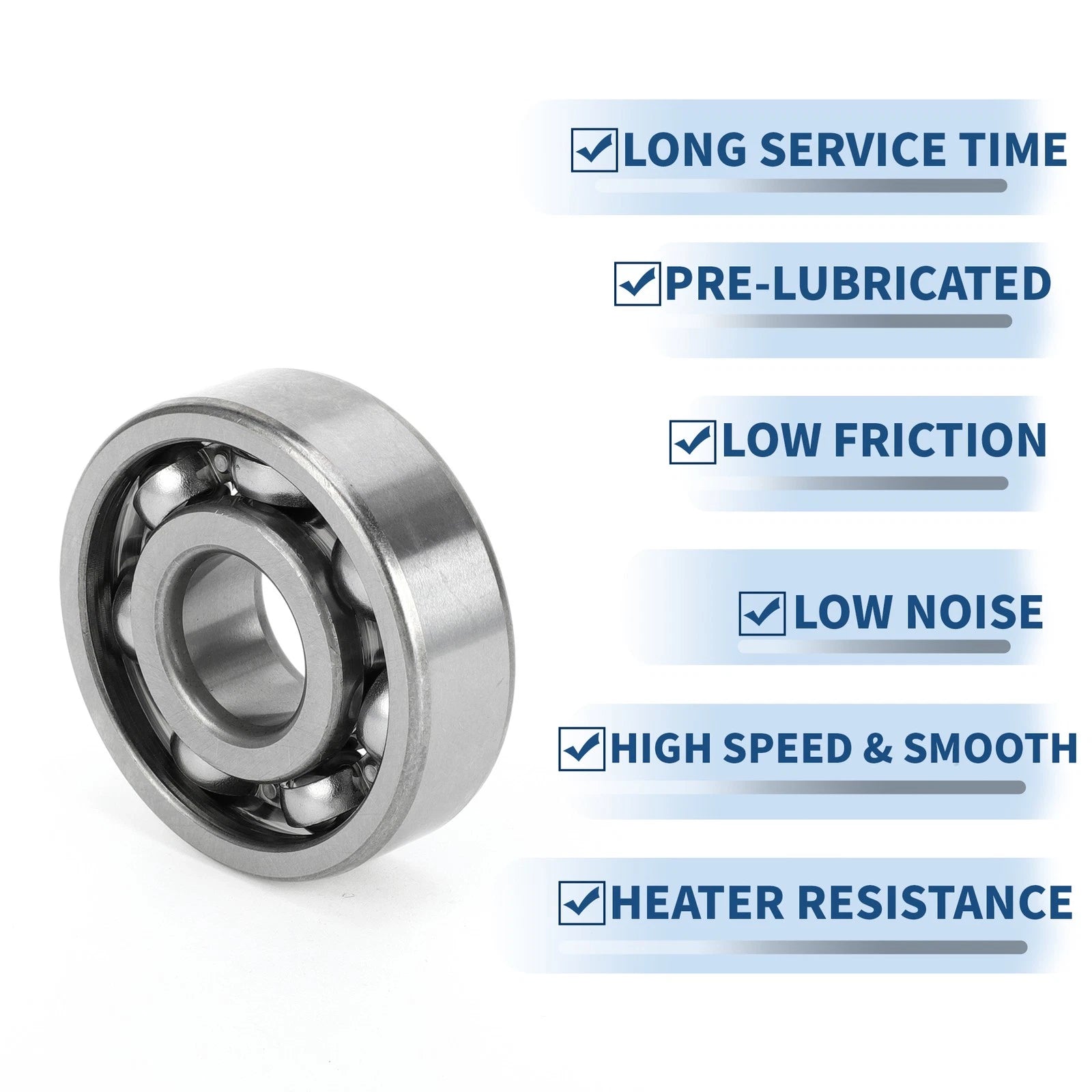 Deep Groove Ball Bearing 6302 for Scooter Skateboard (15x42x13mm)