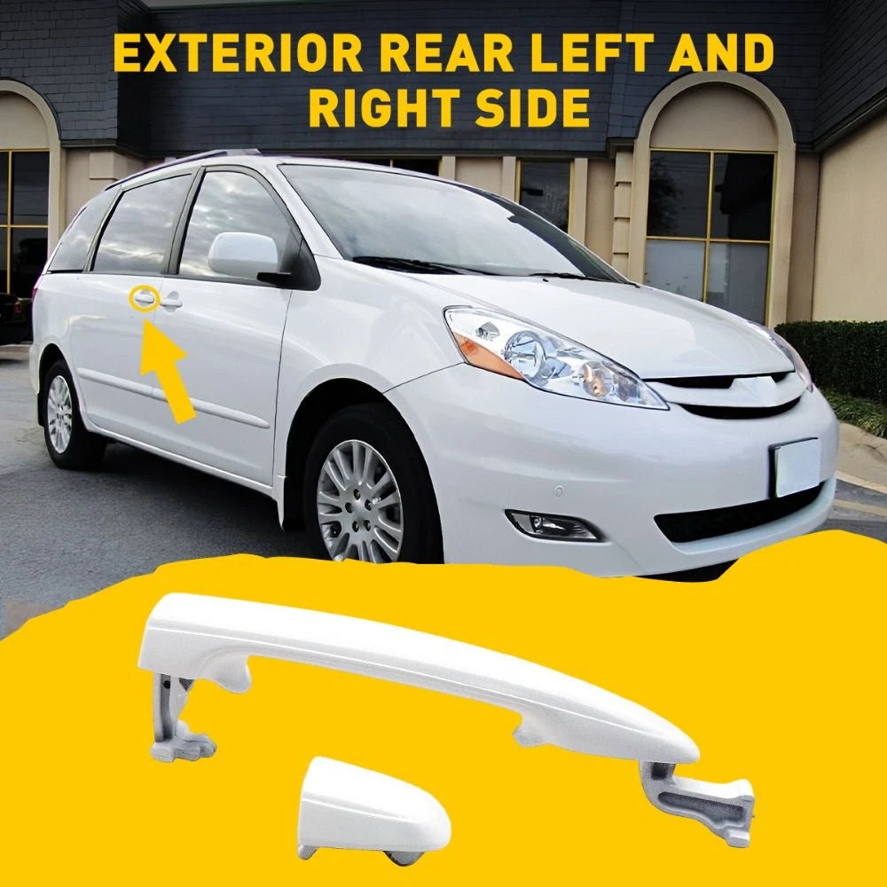 Rear Sliding Door Handle for Toyota Sienna (2004–2010) - White EV