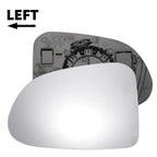Left Driver Side White Mirror Glass with Back for Hyundai
