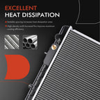 Radiator with Trans Oil Cooler for Nissan Frontier Xterra (2001–2004)