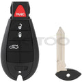 2 Keyless Entry Remote Fob for Dodge Charger (2008–2010) IYZ-C01C 4 Buttons