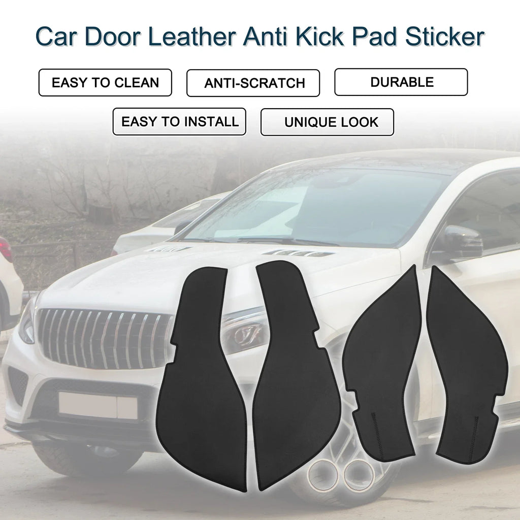 Car Door Leather Anti Kick Pad Sticker for Mercedes-Benz GLE (2019-2025)