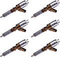 Set of 6 Fuel Injectors 320-0688 3200688 10R-7939 for Caterpillar D6N C6.6