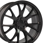22" Satin Black Wheel for 2005-2011 Dodge Dakota - RVO1288 - RVO1288