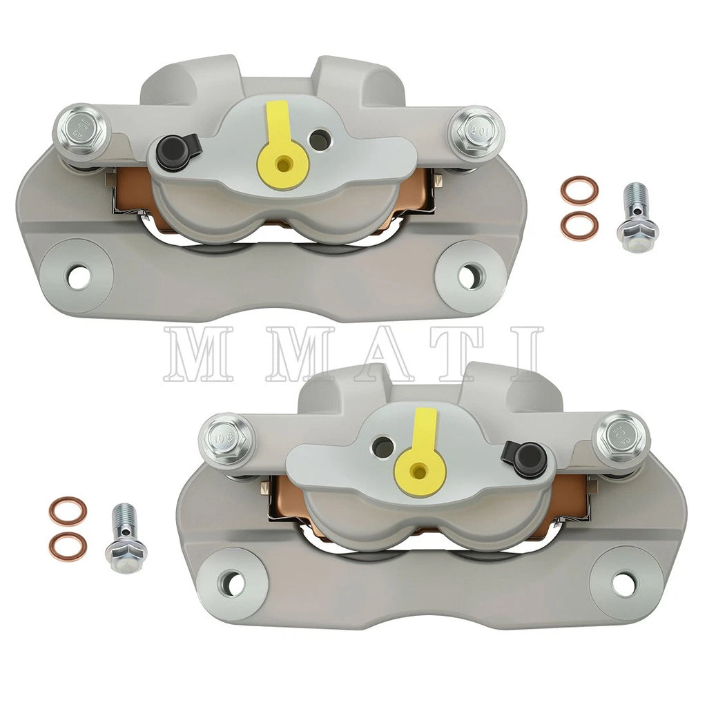 Front Brake Calipers & Pads for Yamaha YXE10 Wolverine RMAX2 RMAX4 1000 (2021–2024)