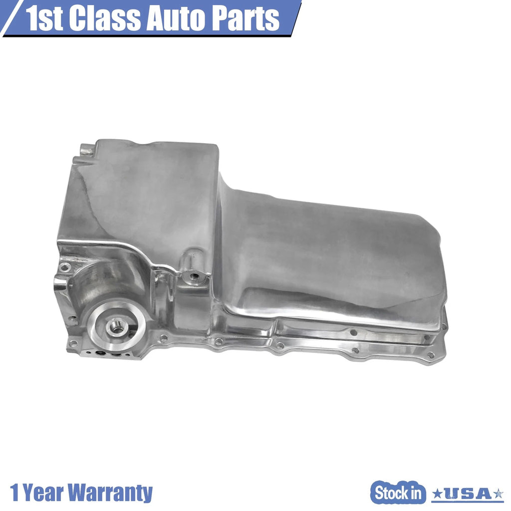 Polished LS Swap Retrofit Oil Sump Conversion Kit for A-Body Chevelle (1964–1972)