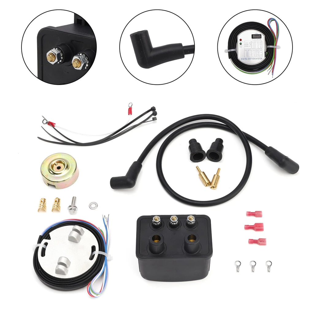 2X Fire Electronic Ignition Kit for Big Twin Models (1970–1999)