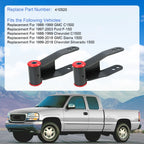 2" Rear Drop Lowering Shackle Suspension Kit for Silverado Sierra 1500 (1988–2019)