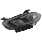 Replacement Black Driver Side HID Head Light Lens/Housing for 2013-16 Dodge Dart