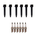 Set of 6 Ignition Coils & 6 Iridium Spark Plugs for V6 (Denso)