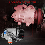 A/C Compressor with Clutch for Lexus LS430 (2001-2003)