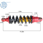 Rear Shock Absorber for Motorcycle Dirt Bike ATV Quad Buggy (285mm)