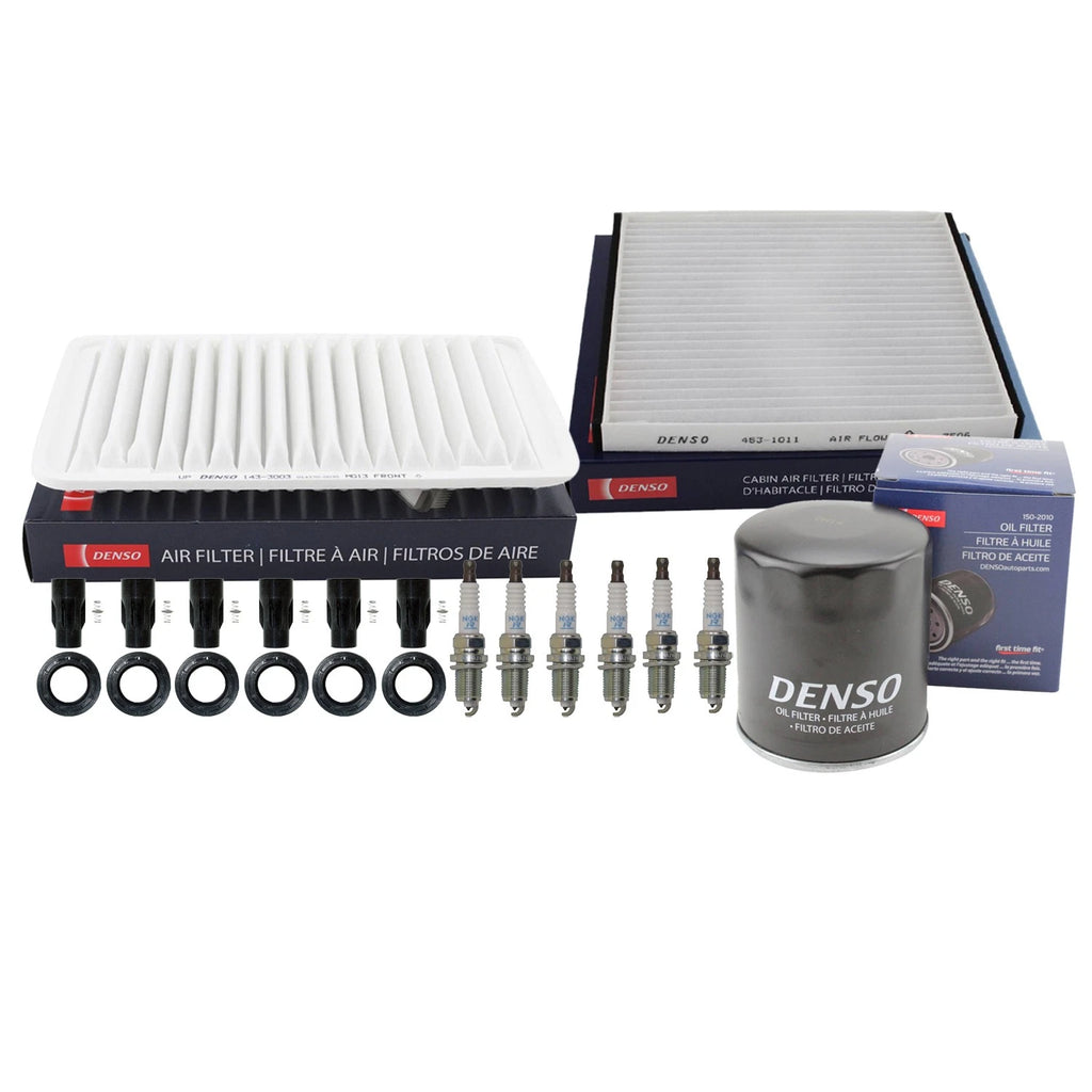 Tune Up Kit with 6 NGK Spark Plugs & Boots for Camry Sienna Solara (2000–2006)