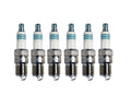 Set of 6 Iridium Power Spark Plugs for Cady Chevy Ford Mazda Volvo (0.044 Gap)
