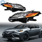 Full LED Headlight Assembly for Toyota Camry XSE XLE (2021–2022)