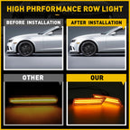 LED Side Marker Lights for Chevy Camaro (2010–2015) Smoked Amber