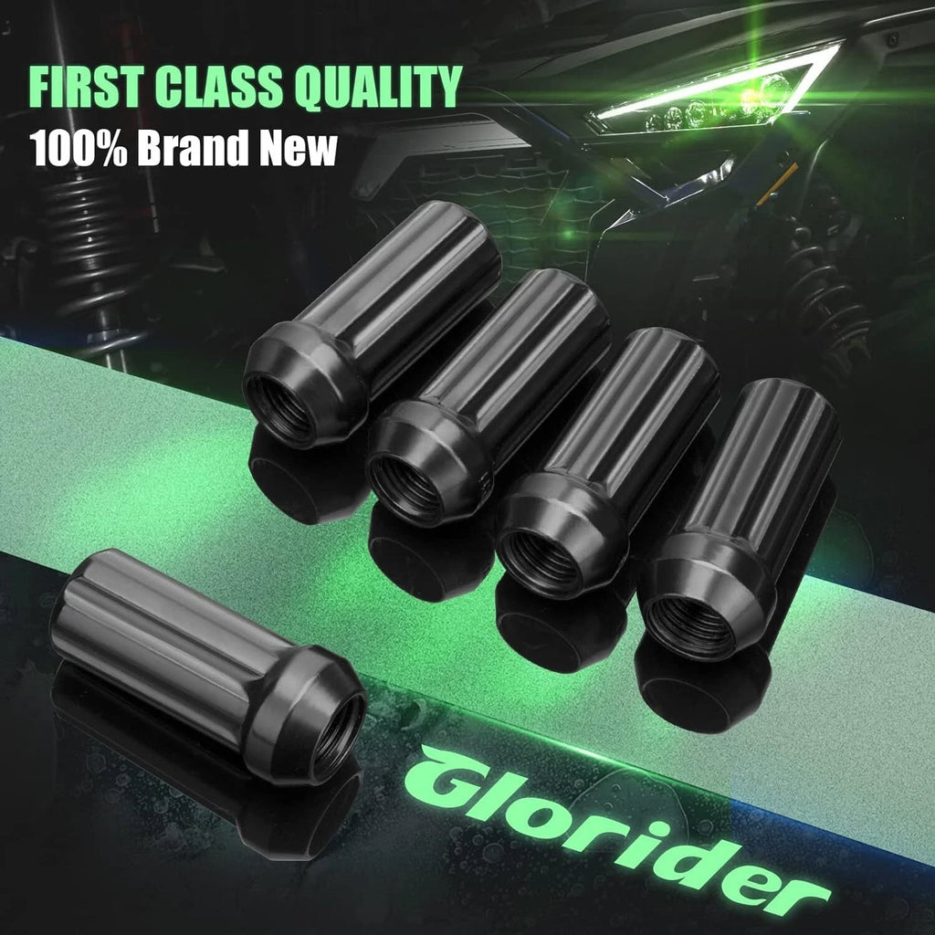Set of 24 Wheel Lug Nuts 14x1.5 for Chevy Ford GMC Silverado F-150