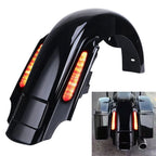 4" CVO Stretched Extended Rear Fender w/ LED for Harley Touring (1997–2008)