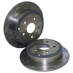 Rear Drilled + Slotted Disc Brake Rotors for Toyota Aurion GSV40 (2006–2012)