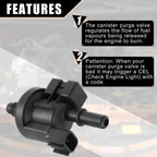 Vapor Canister Vacuum Solenoid Valve for Ford Fusion, Lincoln (2013–2020) CU5A-9G886-AA