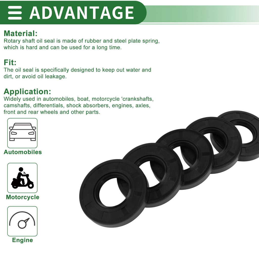 Oil Seal   - NBR Rubber 35x72x12mm