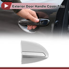 Exterior Door Handle Cover Trim for Toyota Corolla (2014–2018) Silver Tone