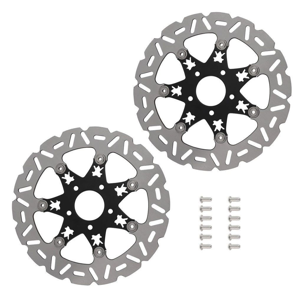 Front Brake Rotor Disc for Harley Davidson Dyna Touring Street Glide (2000–2017)