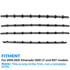 Grille Insert Trim for Chevy Silverado 1500 (2019–2021)