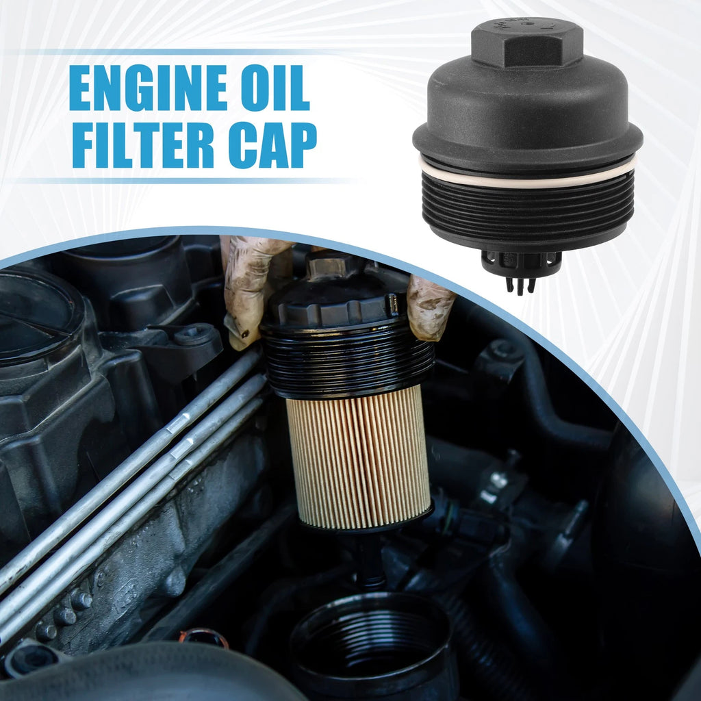Engine Oil Filter Housing Cover Cap 11427625483 for BMW 316i 320i F30 (2013–2018)