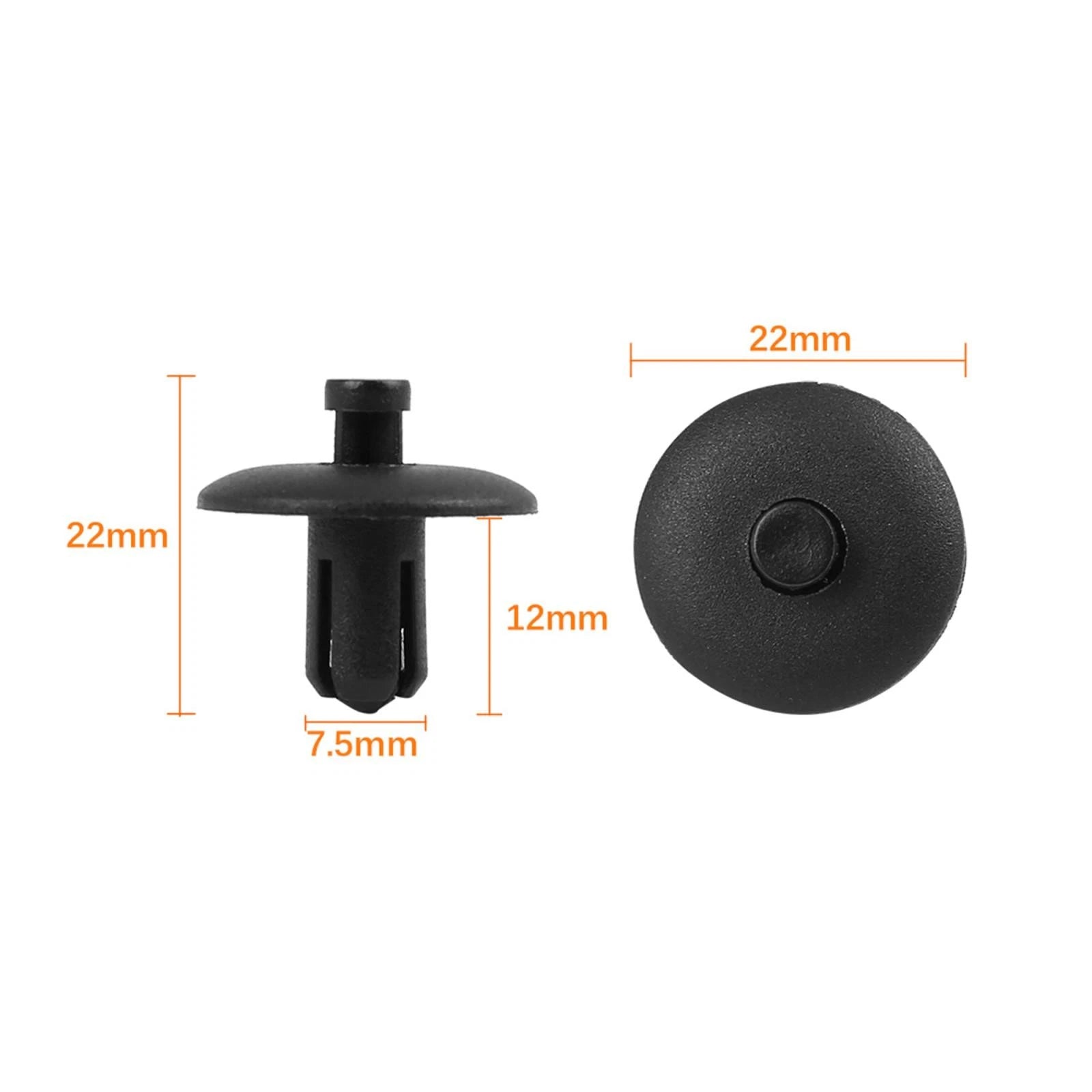 20pcs Plastic Rivet Fastener Clip for Audi (4D0-807-300)
