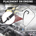 Radiator Hose for Ford Transit Connect (2013–2023) No.BV618C012DE | Black