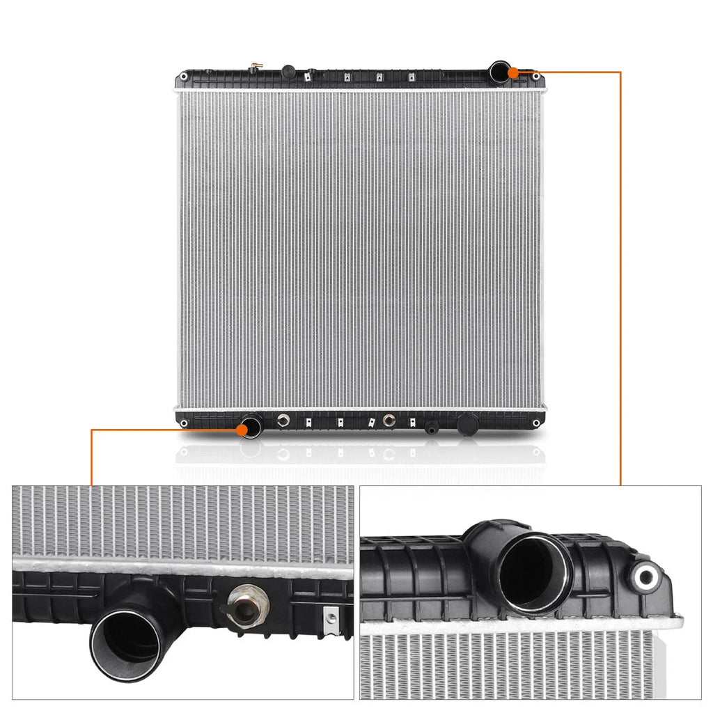 2-Row Aluminum Cooling Radiator for Freightliner 114SD/Western Star 4900 (2012–2019)