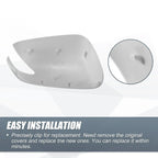 Left Side Car Mirror Cover Cap for Honda Fit (2009-2013)