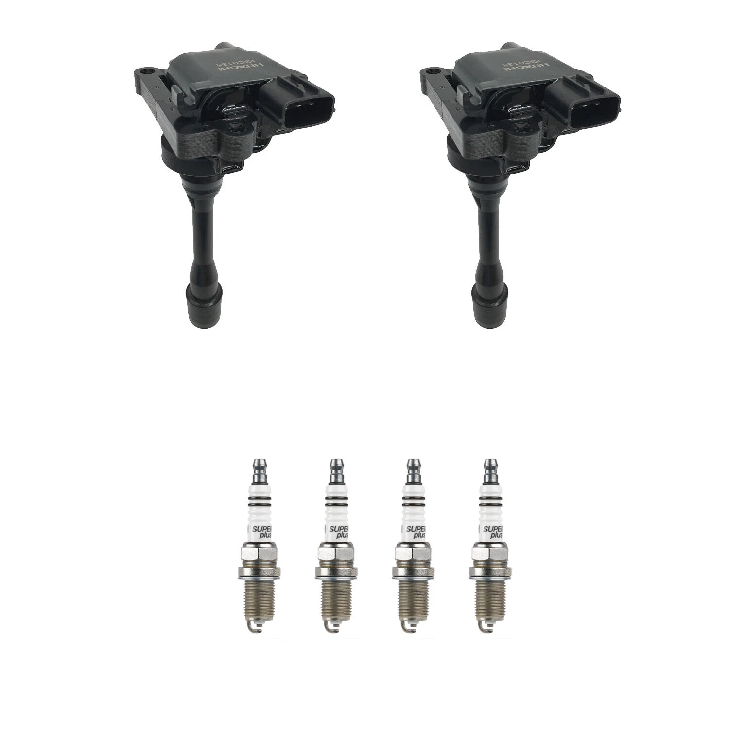Set of 2 Ignition Coils & 4 Spark Plugs for Eclipse Stratus (L4)