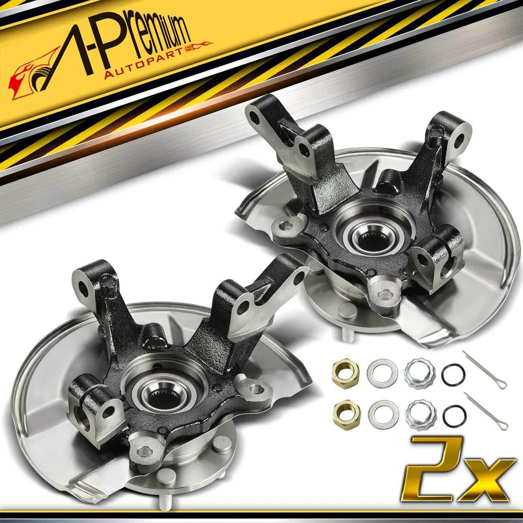 Front Steering Knuckle & Hub Bearing Pair for Jeep Compass (2007–2017)