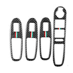4 x Window Lift Switch Button Panel Cover Trim for Alfa Romeo 159 (2004-2012)