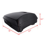 Chopped Trunk Pad Rack for Harley Touring Street Road Glide King (2014–2025)